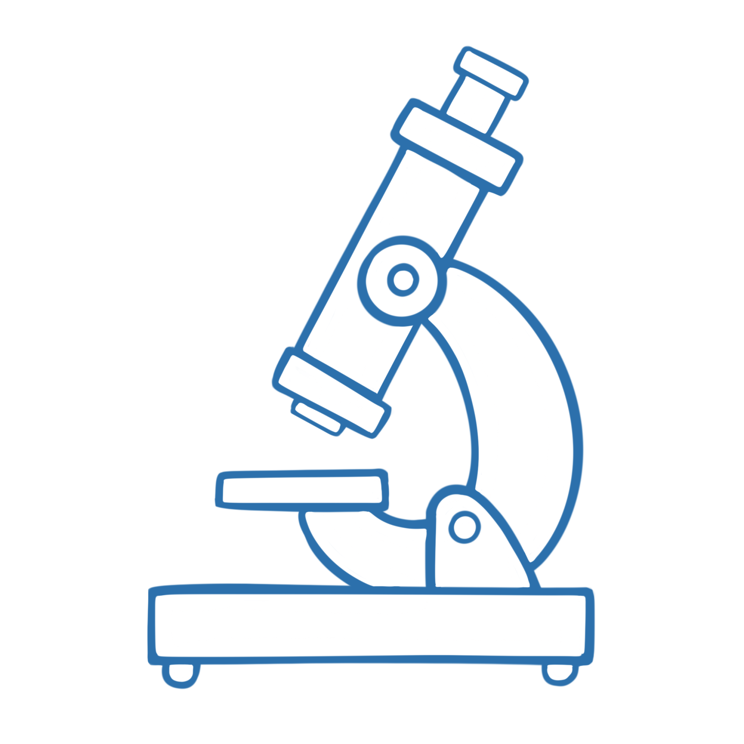 Illustriertes Lichtmikroskop